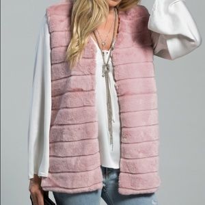 ECHO FAUX FUR VEST